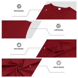 Detailed close-ups of neck, cuff, hem, and fabric for men's burgundy tank top