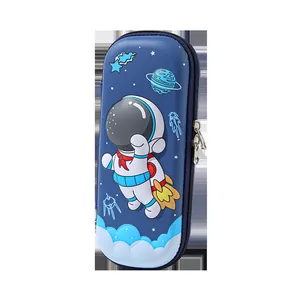 Astuccio per matite 3D con astronauta per bambini in materiale EVA impermeabile