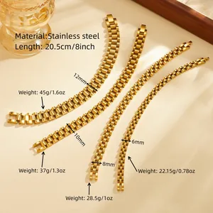 Detailed comparison of four gold stainless steel fish scale bracelets in varying widths and weights