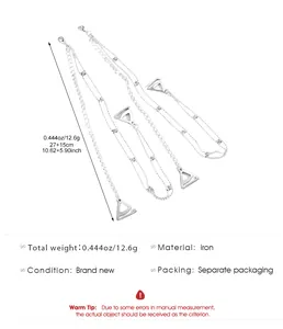 Detailed specifications of silver iron bra straps with rhinestone embellishments