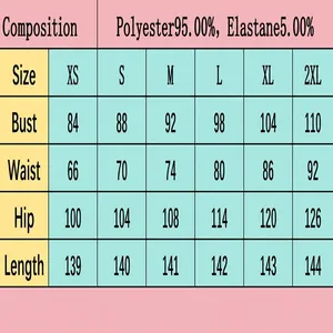 Detailed size chart for women's V-neck slim fit jumpsuit showing bust, waist, and length measurements