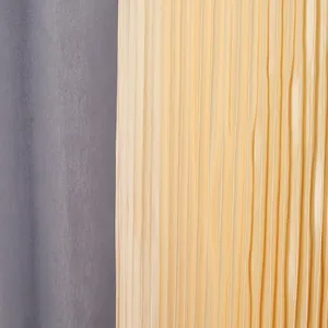 Detailed close-up of premium cream high-waisted pleated skirt fabric texture and folds