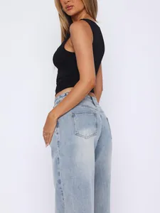 Side view of a slim fit black double-layer tank top for a versatile sporty look