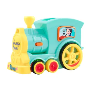 Trenino elettrico automatico per domino con luci e suoni educativi per bambini