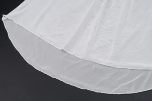 Close-up detail van de witte transparante mesh zoom met een fijne textuur en weving