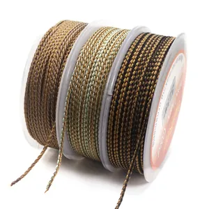 Handmade Braided Jewelry Cord Polyester Dragon Pattern Mixed Color Rope For DIY Bracelet Necklace Craft Making Accessory