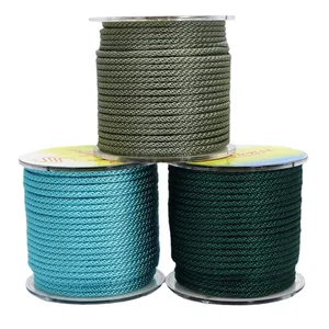 3mm massief gevlochten maïskoord voor doe-het-zelf kettingen en hangers, set van 3 kleuren