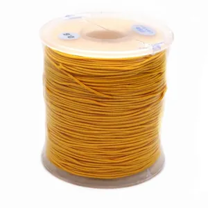 Grande rotolo di filo elastico giallo per la creazione di braccialetti e gioielli DIY