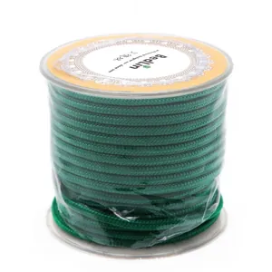 3mm green braided necklace cord for DIY jewelry making, Bedlin brand jewelry string