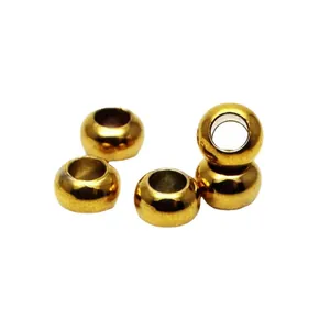 Luxe 24K vergulde abacus tussenkralen van 6 mm voor het maken van mooie DIY-sieraden