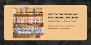 Assorted stainless steel bangles featuring fishbone patterns and rhinestone details