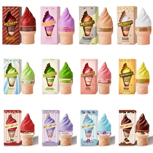 Set mit 12 Parfüms in Eiscremeform, 100 ml Eau de Toilette für Damen in verschiedenen Düften
