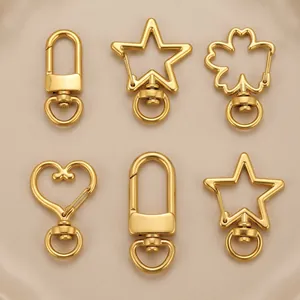 Stainless Steel Swivel Lobster Clasp Keychain Hook DIY Jewelry Finding Mirror Polished Metal Snap Buckle Bag Accessory
