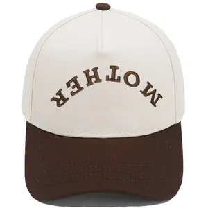 Classic two-tone trucker hat featuring unique upside down MOTHER embroidery detail