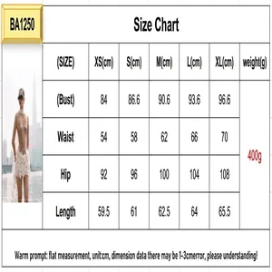 Detailed size chart for sexy slim fit sequin flower party dress with measurements in cm