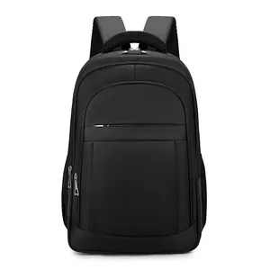 Professional black large capacity business casual laptop backpack for men and students