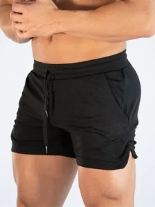 Sneldrogende mesh fitnessshort voor heren met trekkoord voor hardlopen en sporten