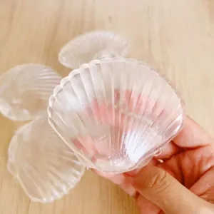 Giocattolo Squishy Morbido in TPR a Forma di Conchiglia Trasparente DIY per Bambini Adulti Regalo Creativo Antistress