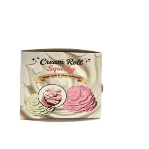 Cream Roll Squishy langzame rebound decompressie speelgoedbal voor stressverlichting