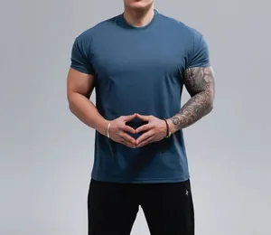 Sportief nauwsluitend heren T-shirt met korte mouwen voor fitnesstraining