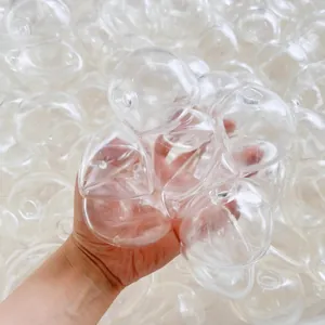 4cm transparent TPR empty balls for DIY squishy toys and stress relief squishies components