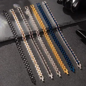 Collection of luxury stainless steel bracelets with 18K gold plating and unique link design
