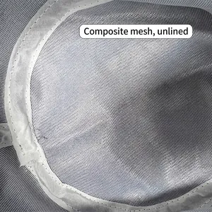 Vue détaillée de la doublure intérieure en maille composite respirante du chapeau