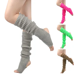 Jambières de yoga en tricot de 50 cm en diverses couleurs pour le ballet et la danse