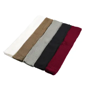 Jambières de yoga tricotées de 50 cm en blanc, gris, noir et bordeaux élégant