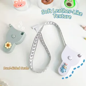 Cute portable body measuring tape with an ergonomic handle for accurate body measurements