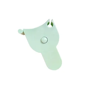 Portable light green body measuring tape with ergonomic handle for waist circumference
