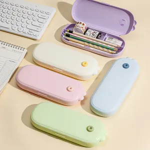 Estuche para Lápices de Pulpo de Dibujos Animados 3D Caja de Papelería de Gran Capacidad para Estudiantes Niños Organizador