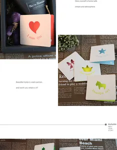 Detailed view of creative hollow greeting cards featuring various heart and star patterns