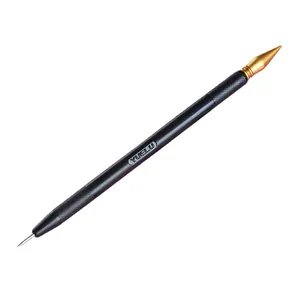Professional Yuelu dual-purpose scratch art pen with gilded tip and metal needle