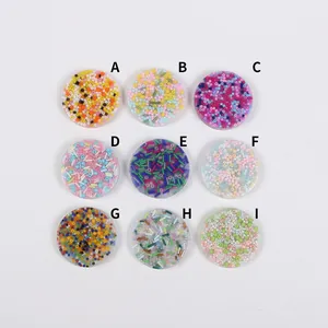 Variety of circular skin picking fidget toys with colorful beads for stress relief.