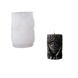 3D Mystery Eye Silikonform für die DIY-Herstellung von dunklen Aromatherapie-Kerzen