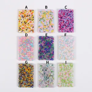 Set of colorful silicone skin picking fidget toys in various bead textures and patterns