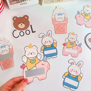 Creative DIY cartoon scratch-off reward cards for kids with cute interactive animal designs