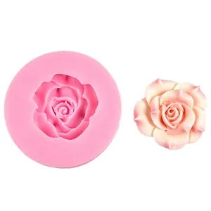 Moule en silicone rose pour la décoration de gâteaux et l'artisanat en résine