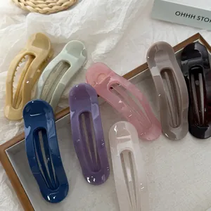 Gelee PC Haarspange Gebogene Entenschnabel Clip Minimalistische Haarkralle Für Damen Pferdeschwanz Haarschmuck Täglich Pendeln