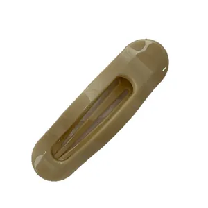 Minimalistische große Jelly-PC-Haarklammer mit geschwungenem Entenschnabel-Design