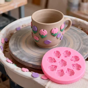 Tulpenknospen Silikonform Für Fondant Kuchen Schokolade Polymer Clay DIY Handy Patch Dekoration 3D Blume Silikon Backform Haus Küche