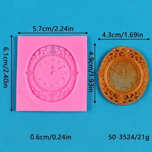 Guida alle dimensioni per stampo in silicone a orologio con prodotto finito