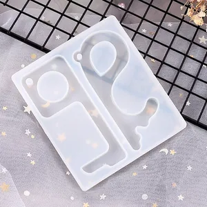 Translucent silicone mold for DIY non-contact door opener and resin craft projects