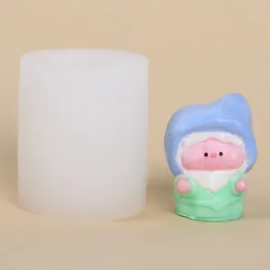 High-quality 3D gnome elf silicone mold for DIY aromatherapy candles and mousse cake baking