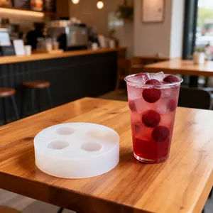 3D Bayberry Ball Silicone Mold Fruit Textured Sphere Shape For Ice Cube Jelly Chocolate Maker Home Kitchen Baking Tool
