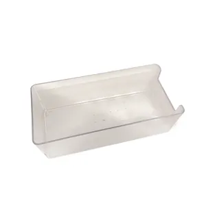 Boîte de rangement transparente en PET pour bureau, maquillage et papeterie
