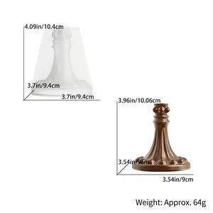 Silicone mold for DIY European style candlestick base with precise dimensions