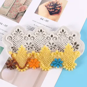 Stampo in silicone vintage per decorazione torte e artigianato in argilla