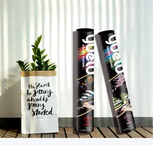 Creative YUELU City Night View Scratch Painting kit in elegant black tube packaging